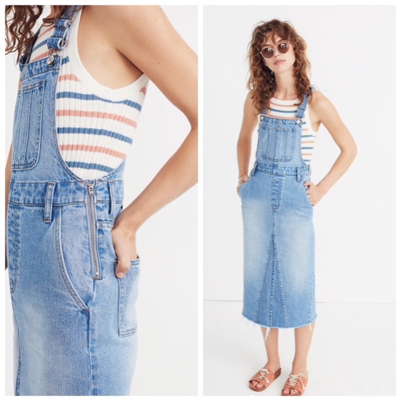 madewell reconstructed overall jumper